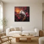 Premium Wall Art Kare Html Edition – BEDROOMNW02097 styled in a refined neutral interior