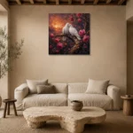 Premium Wall Art Kare Html Edition – BEDROOMNW02097 presented in a sophisticated home setting