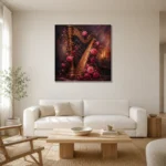 Premium Wall Art Kare Html Edition – BEDROOMNW02098 styled in a refined neutral interior