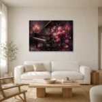 Premium Wall Art Yatay Html Edition – BEDROOMNW02101 styled in a refined neutral interior