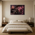 Premium Wall Art Yatay Html Edition – BEDROOMNW02101 showcased in an elegant minimalist interior