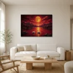 Premium Wall Art Yatay Html Edition – BEDROOMNW02109 styled in a refined neutral interior