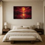 Premium Wall Art Yatay Html Edition – BEDROOMNW02109 showcased in an elegant minimalist interior