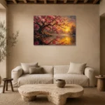 Premium Wall Art Yatay Html Edition – BEDROOMNW02111 presented in a sophisticated home setting