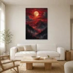 Premium Wall Art Dikey Html Edition – BEDROOMNW02114 styled in a refined neutral interior