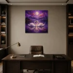 Premium Wall Art Kare Html Edition – BEDROOMNW02115 displayed in a contemporary gallery-inspired room