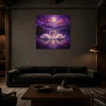 Premium Wall Art Kare Html Edition – BEDROOMNW02115 shown in a warm modern interior