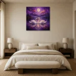 Premium Wall Art Kare Html Edition – BEDROOMNW02115 showcased in an elegant minimalist interior