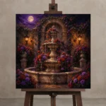 Premium Wall Art Kare Html Edition – BEDROOMNW02116 displayed on a studio easel
