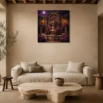 Premium Wall Art Kare Html Edition – BEDROOMNW02116 presented in a sophisticated home setting