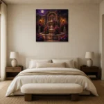 Premium Wall Art Kare Html Edition – BEDROOMNW02116 showcased in an elegant minimalist interior