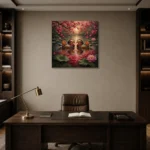 Premium Wall Art Kare Html Edition – BEDROOMNW02118 displayed in a contemporary gallery-inspired room