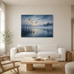 Premium Wall Art Yatay Html Edition – BEDROOMNW02123 styled in a refined neutral interior