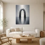 Premium Wall Art Dikey Html Edition – BEDROOMNW02125 styled in a refined neutral interior