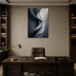 Premium Wall Art Dikey Html Edition – BEDROOMNW02126 displayed in a contemporary gallery-inspired room