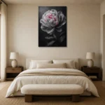 Premium Wall Art Dikey Html Edition – BEDROOMNW02133 showcased in an elegant minimalist interior