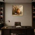 Premium Wall Art Kare Html Edition – BEDROOMNW02136 displayed in a contemporary gallery-inspired room
