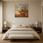 Premium Wall Art Kare Html Edition – BEDROOMNW02138 showcased in an elegant minimalist interior