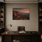 Premium Wall Art Yatay Html Edition – BEDROOMNW02139 displayed in a contemporary gallery-inspired room