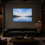 Premium Wall Art Yatay Html Edition – BEDROOMNW02145 shown in a warm modern interior