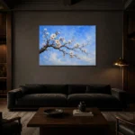 Premium Wall Art Yatay Html Edition – BEDROOMNW02147 shown in a warm modern interior