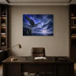 Premium Wall Art Yatay Html Edition – BEDROOMNW02152 displayed in a contemporary gallery-inspired room