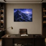 Premium Wall Art Yatay Html Edition – BEDROOMNW02153 displayed in a contemporary gallery-inspired room