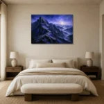 Premium Wall Art Yatay Html Edition – BEDROOMNW02153 showcased in an elegant minimalist interior