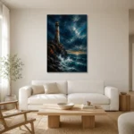 Premium Wall Art Dikey Html Edition – BEDROOMNW02156 styled in a refined neutral interior