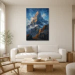 Premium Wall Art Dikey Html Edition – BEDROOMNW02163 styled in a refined neutral interior