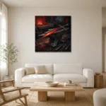 Premium Wall Art Kare Html Edition – BEDROOMNW02166 styled in a refined neutral interior