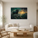 Premium Wall Art Yatay Html Edition – BEDROOMNW02169 styled in a refined neutral interior