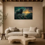 Premium Wall Art Yatay Html Edition – BEDROOMNW02169 presented in a sophisticated home setting