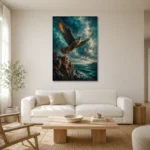 Premium Wall Art Dikey Html Edition – BEDROOMNW02173 styled in a refined neutral interior