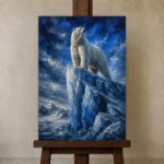 Premium Wall Art Dikey Html Edition – BEDROOMNW02175 displayed on a studio easel