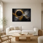 Premium Wall Art Yatay Html Edition – BLACKGOLDNW2003 styled in a refined neutral interior