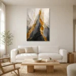 Premium Wall Art Dikey Html Edition – BLACKGOLDNW2005 styled in a refined neutral interior