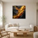 Premium Wall Art Kare Html Edition – BLACKGOLDNW2008 styled in a refined neutral interior