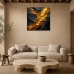 Premium Wall Art Kare Html Edition – BLACKGOLDNW2008 presented in a sophisticated home setting