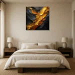 Premium Wall Art Kare Html Edition – BLACKGOLDNW2008 showcased in an elegant minimalist interior