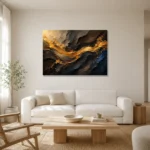 Premium Wall Art Yatay Html Edition – BLACKGOLDNW2010 styled in a refined neutral interior