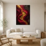 Premium Wall Art Dikey Html Edition – BLACKGOLDNW2013 styled in a refined neutral interior