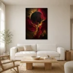 Premium Wall Art Dikey Html Edition – BLACKGOLDNW2015 styled in a refined neutral interior