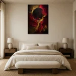 Premium Wall Art Dikey Html Edition – BLACKGOLDNW2015 showcased in an elegant minimalist interior