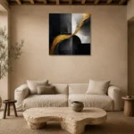 Premium Wall Art Kare Html Edition – BLACKGOLDNW2018 presented in a sophisticated home setting