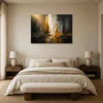 Premium Wall Art Yatay Html Edition – BLACKGOLDNW2019 showcased in an elegant minimalist interior