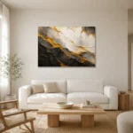 Premium Wall Art Yatay Html Edition – BLACKGOLDNW2021 styled in a refined neutral interior