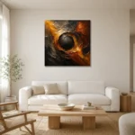 Premium Wall Art Kare Html Edition – BLACKGOLDNW2025 styled in a refined neutral interior