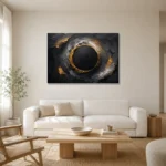 Premium Wall Art Yatay Html Edition – BLACKGOLDNW2030 styled in a refined neutral interior