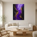 Premium Wall Art Dikey Html Edition – BLACKGOLDNW2032 styled in a refined neutral interior